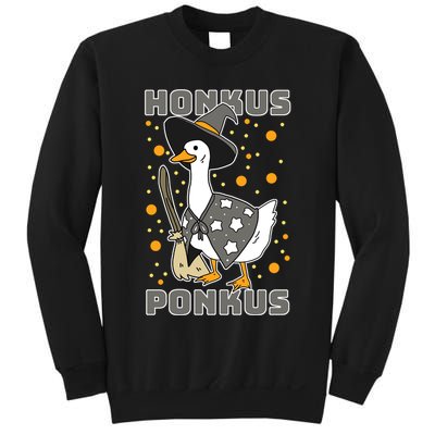 Honkus Ponkus Funny Duck Halloween Sweatshirt
