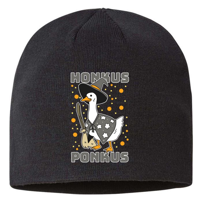 Honkus Ponkus Funny Duck Halloween Sustainable Beanie