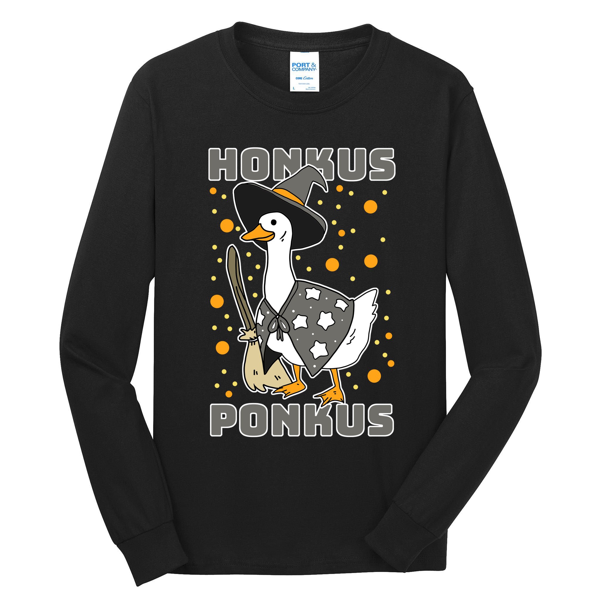 Honkus Ponkus Funny Duck Halloween Tall Long Sleeve T-Shirt