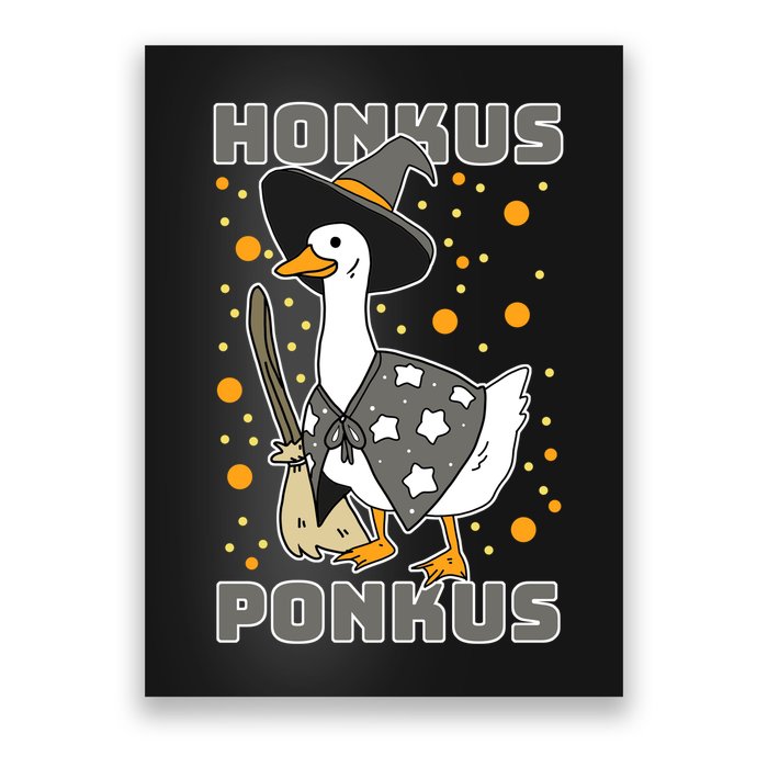 Honkus Ponkus Funny Duck Halloween Poster