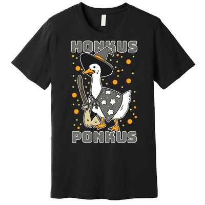 Honkus Ponkus Funny Duck Halloween Premium T-Shirt