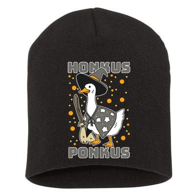 Honkus Ponkus Funny Duck Halloween Short Acrylic Beanie