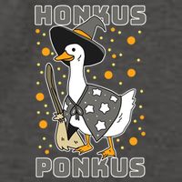 Honkus Ponkus Funny Duck Halloween Vector Backpack