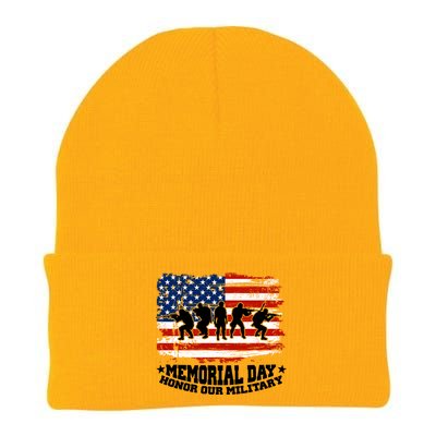 Honor Our Military  Memorial Day Knit Cap Winter Beanie