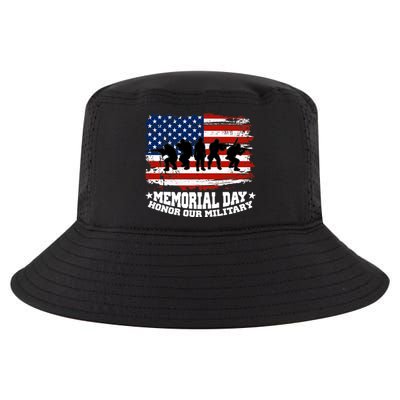 Honor Our Military  Memorial Day Cool Comfort Performance Bucket Hat