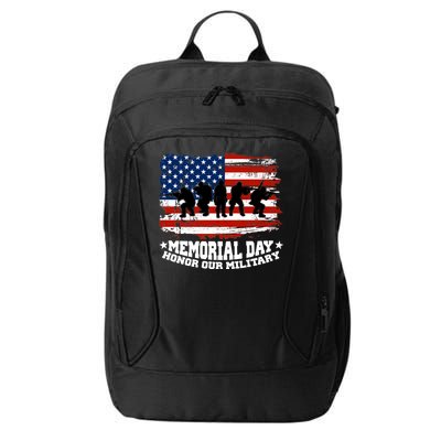 Honor Our Military  Memorial Day City Backpack