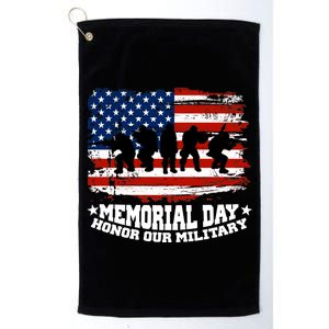 Honor Our Military  Memorial Day Platinum Collection Golf Towel