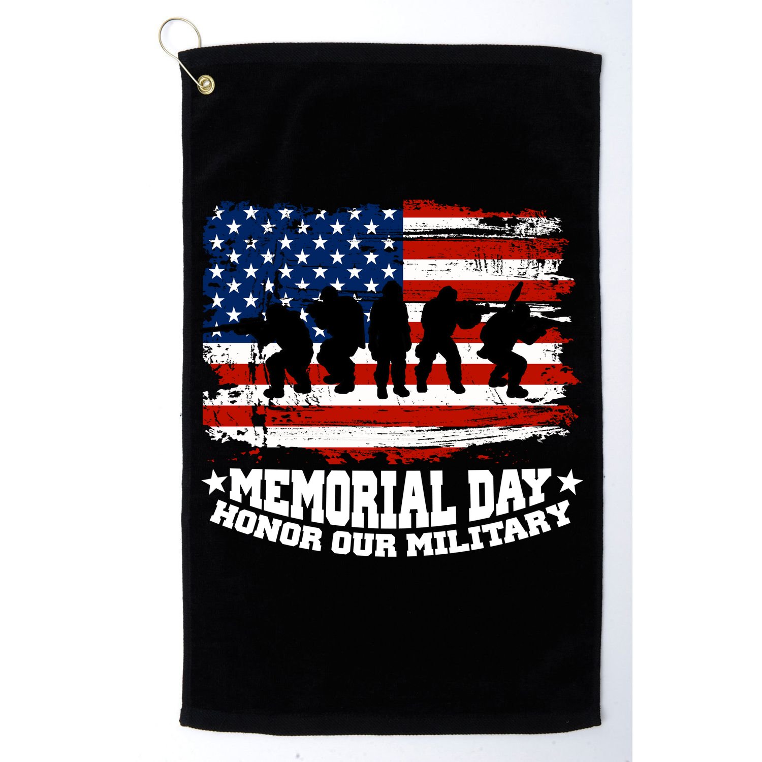 Honor Our Military  Memorial Day Golf Towel