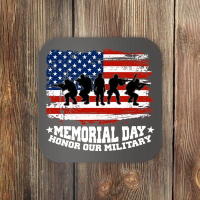 Honor Our Military  Memorial Day Coaster