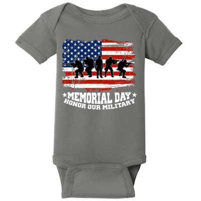 Honor Our Military  Memorial Day Baby Bodysuit