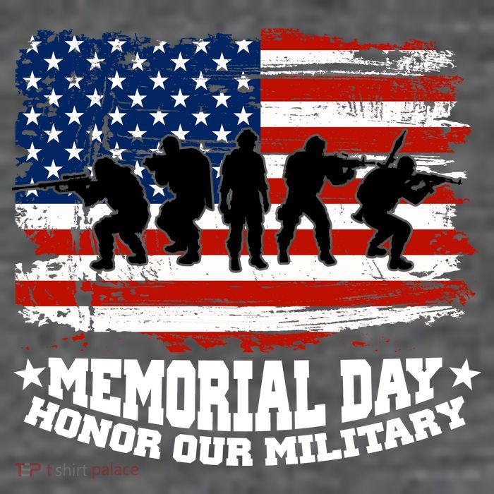 Honor Our Military  Memorial Day Womens T-Shirt