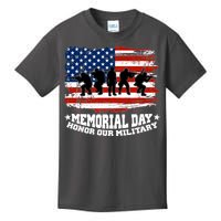 Honor Our Military  Memorial Day Kids T-Shirt