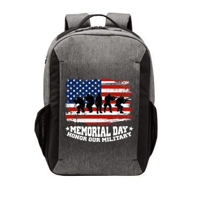 Honor Our Military  Memorial Day Vector Backpack