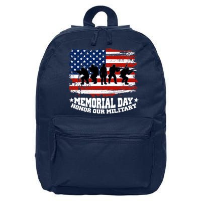 Honor Our Military  Memorial Day 16 in Basic Backpack