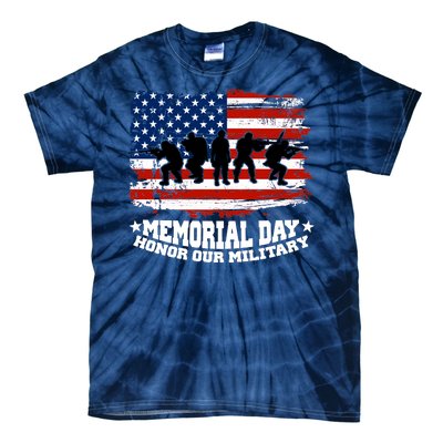 Honor Our Military  Memorial Day Tie-Dye T-Shirt