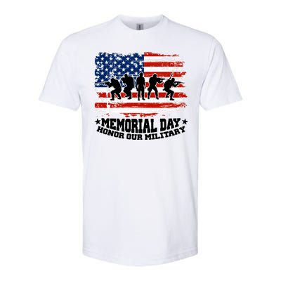 Honor Our Military  Memorial Day Softstyle® CVC T-Shirt