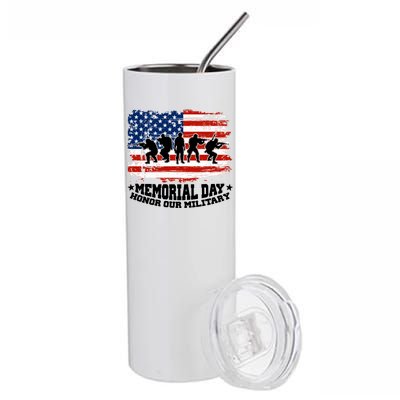 Honor Our Military  Memorial Day Stainless Steel Tumbler