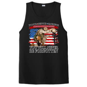 Honor Service Sacrifice You Will Never Be Forgotten PosiCharge Competitor Tank