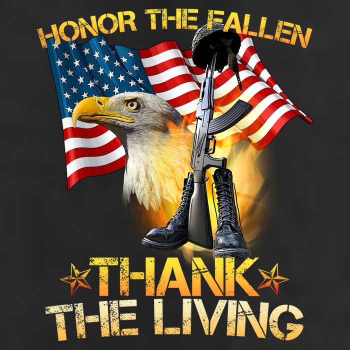 Honor The Fallen Thank The Living Trucker Hat