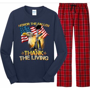 Honor The Fallen Thank The Living Long Sleeve Pajama Set