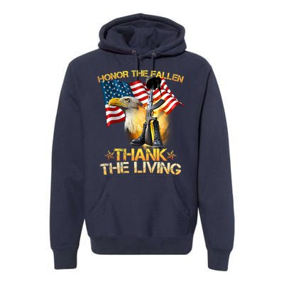 Honor The Fallen Thank The Living Premium Hoodie