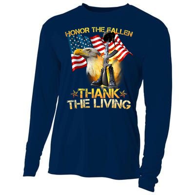 Honor The Fallen Thank The Living Cooling Performance Long Sleeve Crew