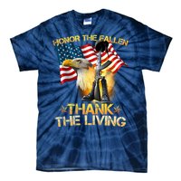 Honor The Fallen Thank The Living Tie-Dye T-Shirt