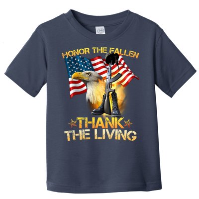 Honor The Fallen Thank The Living Toddler T-Shirt