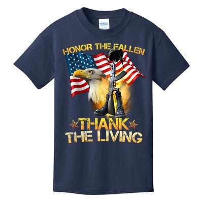 Honor The Fallen Thank The Living Kids T-Shirt