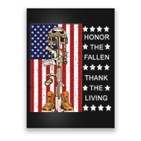 Honor The Fallen Thank The Living Memorial Day Veteran Poster