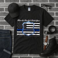 Honor The Lives That Protect Yours Blue Lives Matter Tall T-Shirt