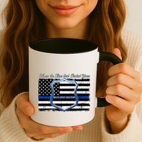Honor The Lives That Protect Yours Blue Lives Matter Mug