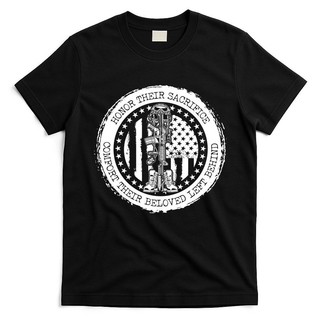 Honor Their Sacrifice Comfort Their Beloved Left Behind T-Shirt
