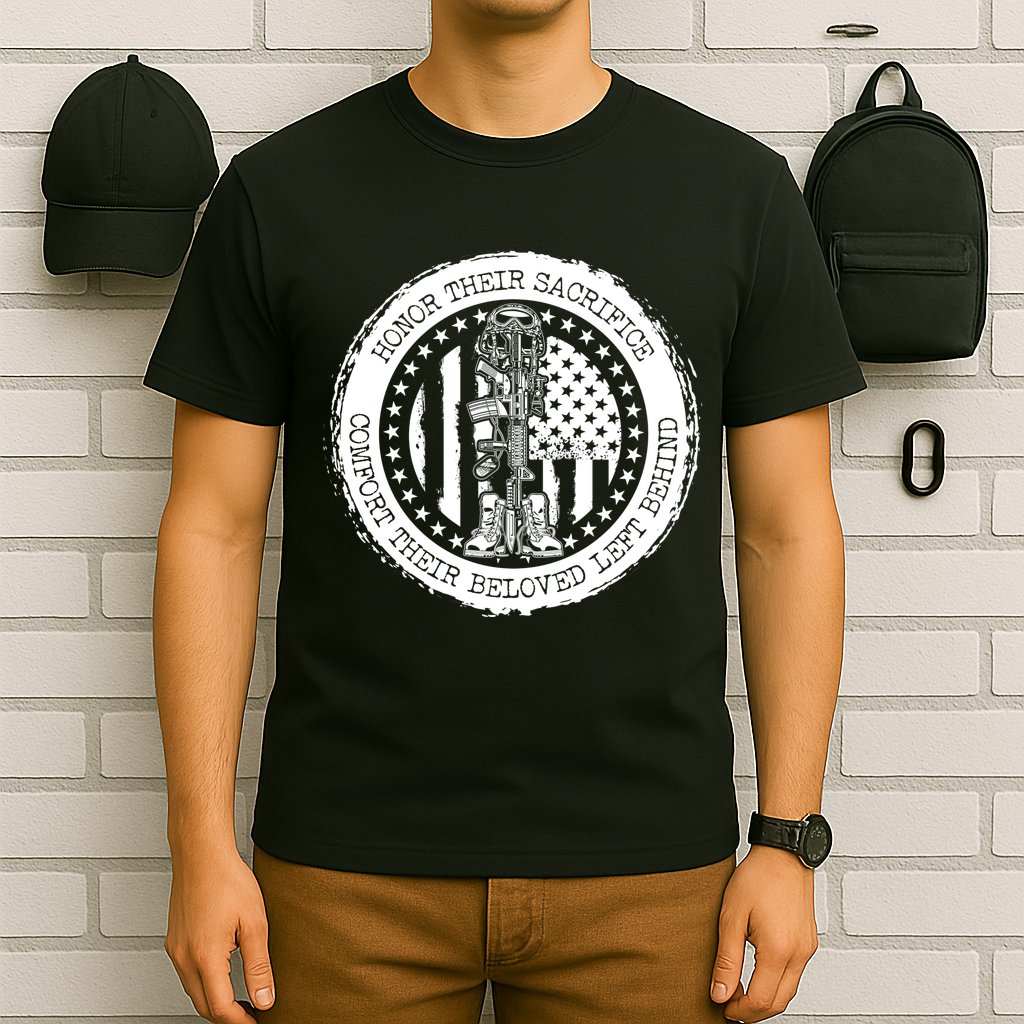 Honor Their Sacrifice Comfort Their Beloved Left Behind T-Shirt