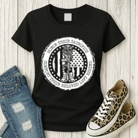 Honor Their Sacrifice Comfort Their Beloved Left Behind Womens T-Shirt
