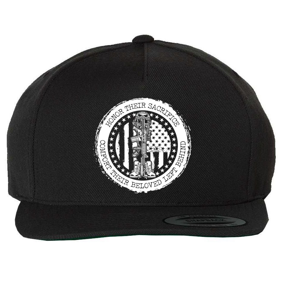 Honor Their Sacrifice Comfort Their Beloved Left Behind Wool Snapback Cap
