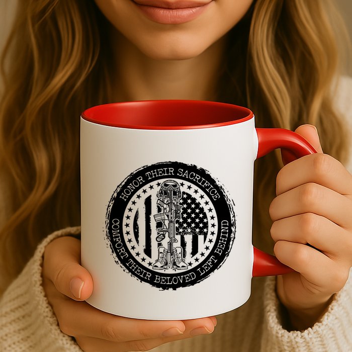 Honor Their Sacrifice Comfort Their Beloved Left Behind Mug