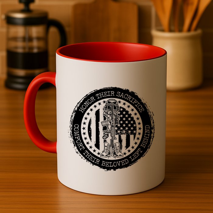 Honor Their Sacrifice Comfort Their Beloved Left Behind Mug