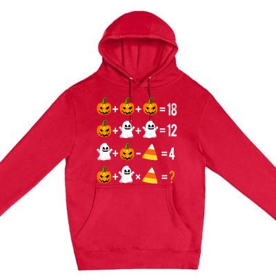 Halloween Order Of Operations Math Halloween Teacher Pumpkin Premium Pullover Hoodie