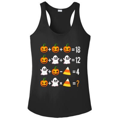 Halloween Order Of Operations Math Halloween Teacher Pumpkin Ladies PosiCharge Competitor Racerback Tank