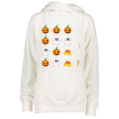 Halloween Order Of Operations Math Halloween Teacher Pumpkin Womens Funnel Neck Pullover Hood