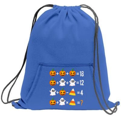 Halloween Order Of Operations Math Halloween Teacher Pumpkin Sweatshirt Cinch Pack Bag