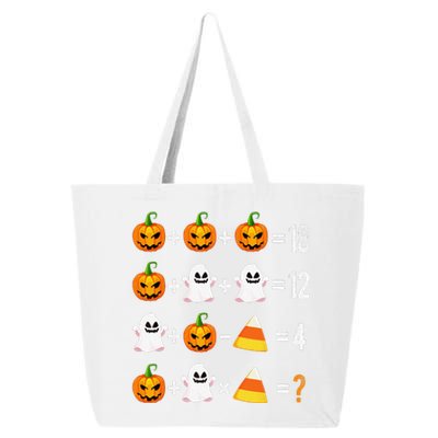 Halloween Order Of Operations Math Halloween Teacher Pumpkin 25L Jumbo Tote