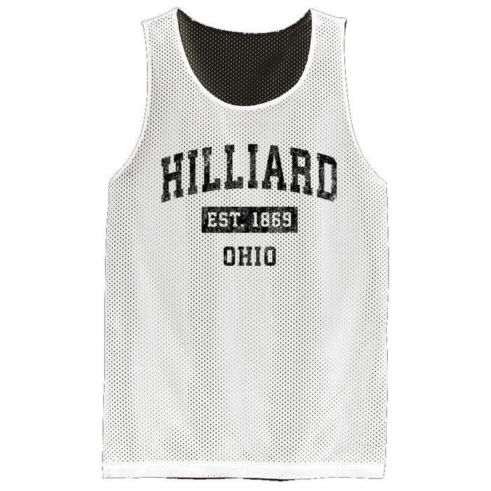 Hilliard Ohio Oh Vintage Established Sports Design Print Mesh Reversible Basketball Jersey Tank