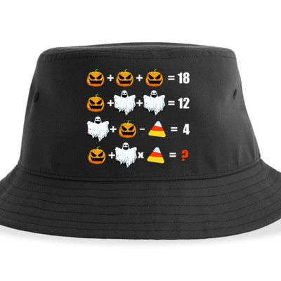 Halloween Order of Operations Math Halloween Teacher pumpkin Sustainable Bucket Hat