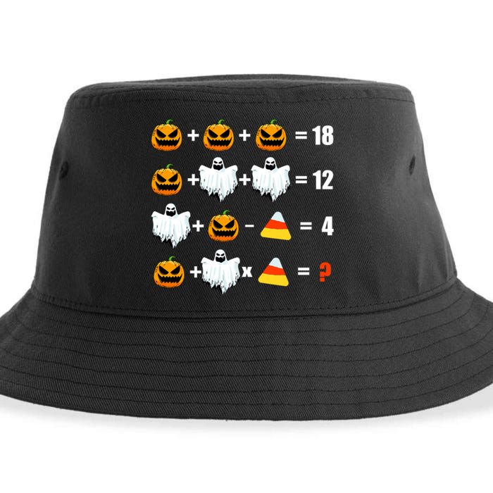 Halloween Order of Operations Math Halloween Teacher pumpkin Sustainable Bucket Hat