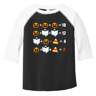 Halloween Order of Operations Math Halloween Teacher pumpkin Toddler Fine Jersey T-Shirt