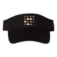 Halloween Order of Operations Math Halloween Teacher pumpkin Valucap Bio-Washed Visor