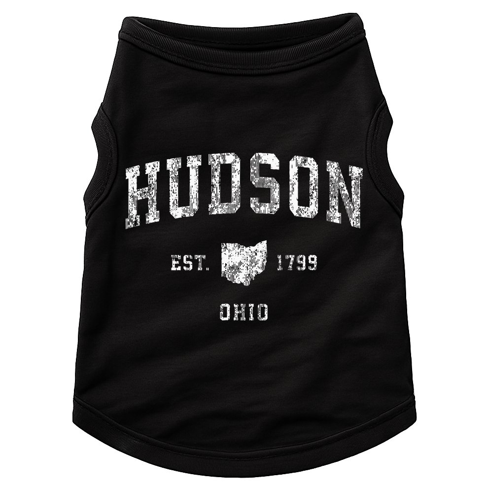 Hudson Ohio Oh Vintage Athletic Sports Design Doggie Tank