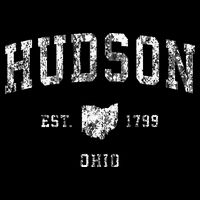 Hudson Ohio Oh Vintage Athletic Sports Design Baby Bodysuit